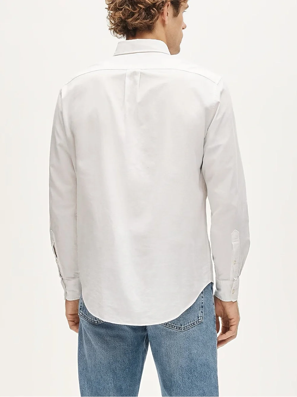 J. Crew Slim Broken-in organic cotton oxford shirt in White Size M $98 BG421
